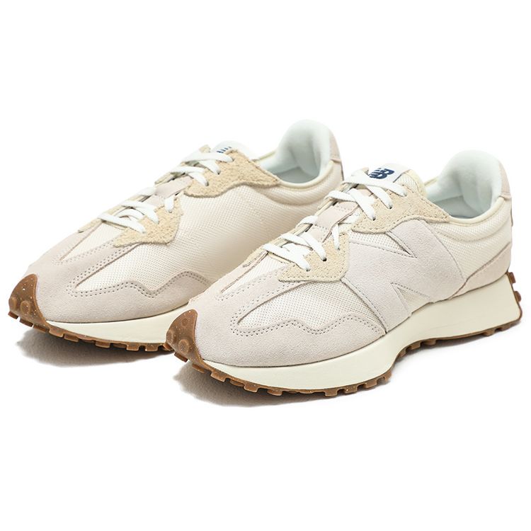 New Balance 327 Nimbus Cloud Crimson Baskets Unisexe Crème MS327RC