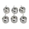 6Pcs Bobbin Case Iron Material Smoothing Surfaces Household Sewing Bobbin Case for Most Sewing Machines