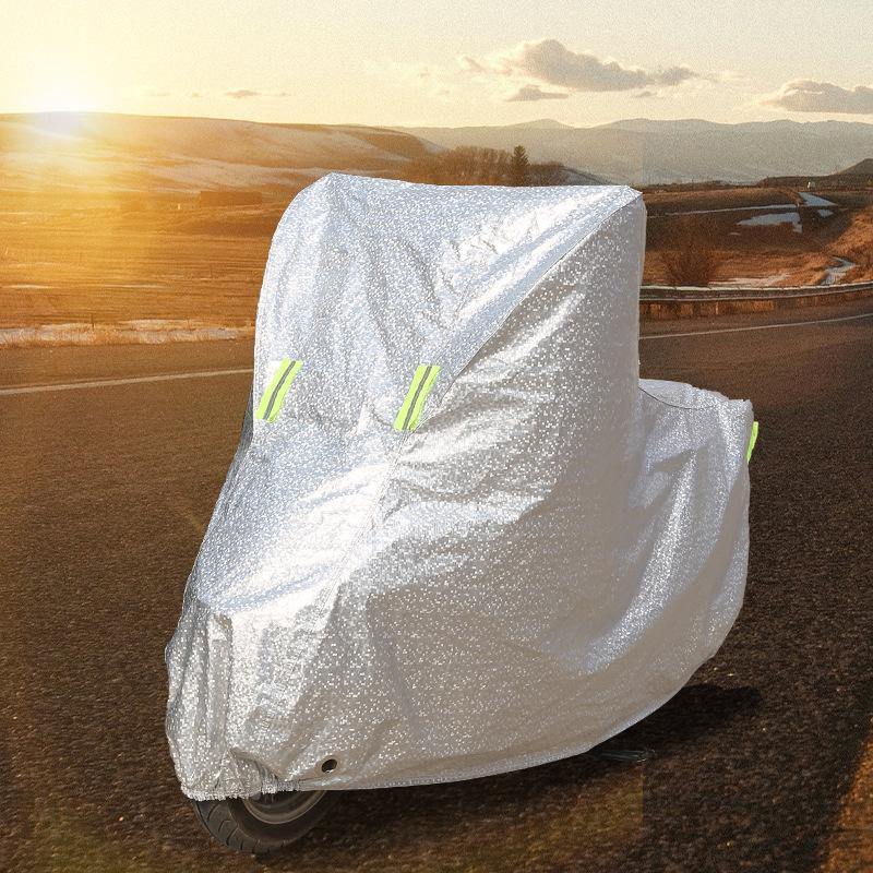 

Spring Wind 650MT Motorcycle Cover: Rain, Snow, Sun, and Dust Protection - All-Season, Heavy-Duty, Universal Fit 3XL