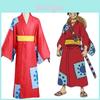 One Piece Wano Country Cosplay Costume For Monkey D Luffy Fans