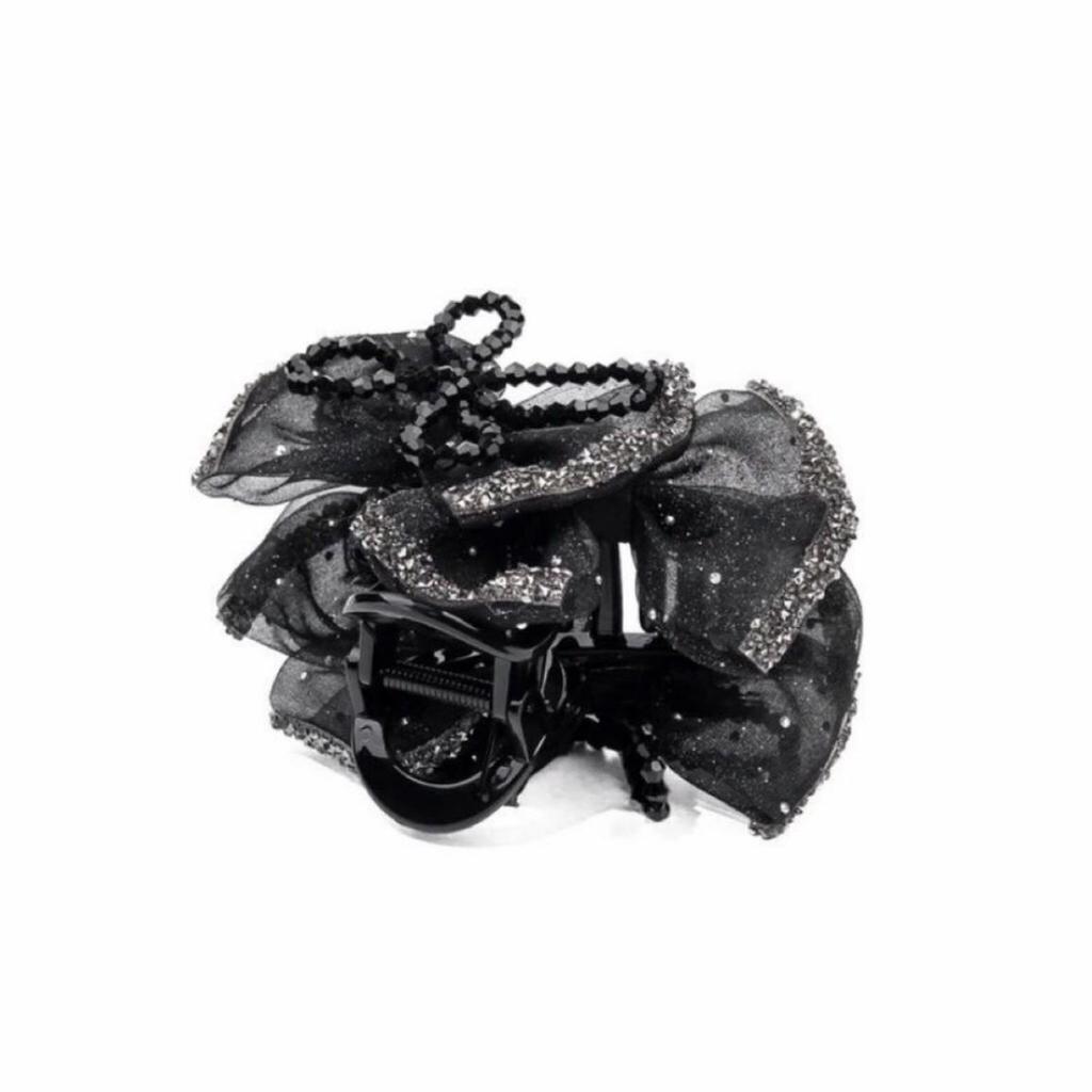 2025 Parisian Princess Bow Claw Clip: Elegant Hair Accessory for Volume