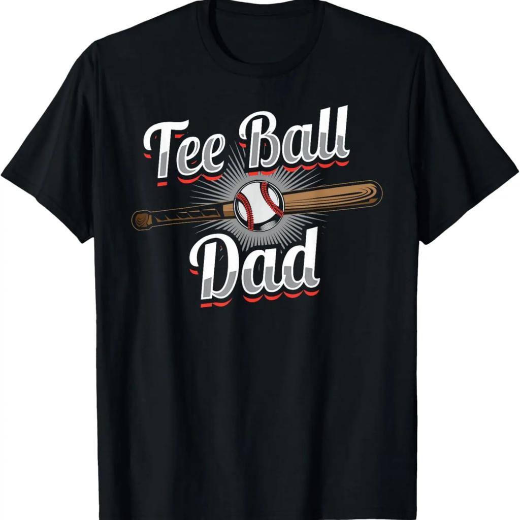 T-Ball Dad T-Shirt _ Tee Ball Fathers Day Baseball Gift