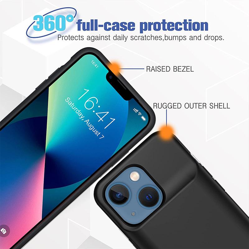 Custodia Caricabatterie Ultra Sottile per iPhone 16 15 14 13 12 11 Pro Max 13 12 Mini X XS Max XR 6 7 8 SE 2 Custodia di Ricarica Power Bank
