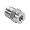 A84E-12 Pcs Pressure Washer Surface Cleaner Nozzle Thread Type Spray Nozzle To Water Broom And Undercarriage Cleaner