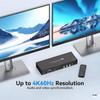 Jiyin 3-Input HDMI 2.0 & USB 3.0 KVM Switch