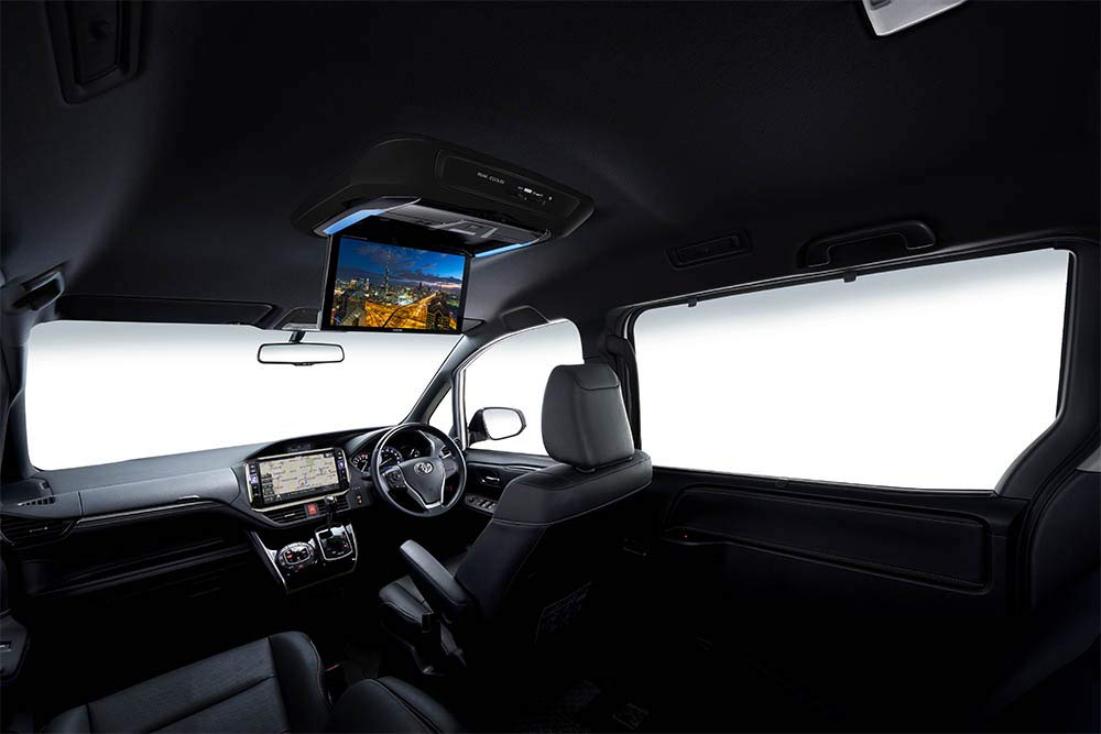 Alpine PXH12X-R-B 12.8-inch Flip-Down Monitor with Plasmacluster Technology