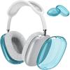 Case Cover for AirPods Max Headphones, Clear Soft TPU Earcup Cover for AirPods Max, Anti-Scratch Transparent Accessories Skin Protector for Apple