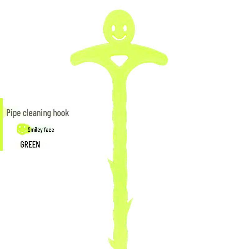 D-Shaped Smiley Face Kitchen & Toilet Unclogging Hook