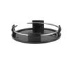 uxcell Universelle Auto Rad Reifen Nabenkappen Abdeckung 65mm Durchmesser 4 Stück Clips 4 Stück Schwarz