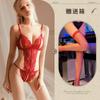 Night listening incense lingerie sexy lace onesie women's passion suit pure desire hollow uniform temptation 874
