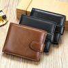 Anti Theft Brush Genuine Soft Retro Wallet Men's Top Layer Cowhide High-end Leather Multifunctional