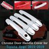For Toyota Aygo MK2 2015~ 2016 2017 2018 Chrome Car Handle Cover Protector Shell Luxury Covering Auto-Accessories-Goods