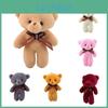 Adorable Pendentif Porte-clés Ours en Peluche Pour Petite Amie ou Enfants
