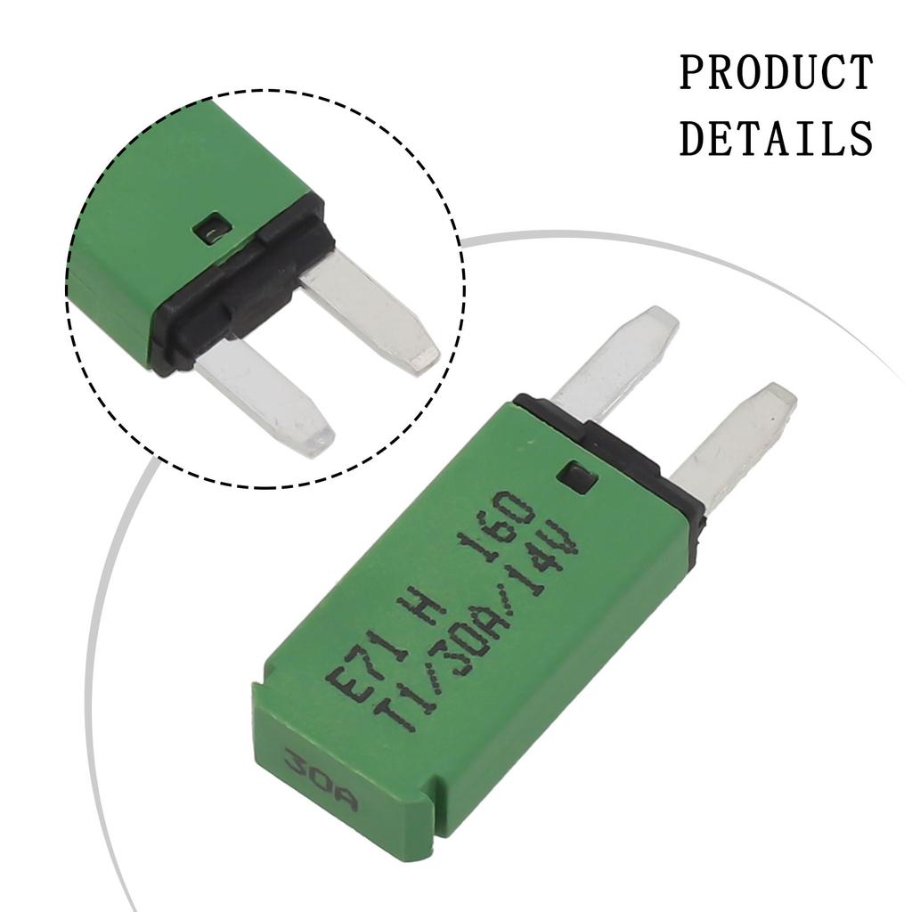 1pcs 5-30A Mini Circuit Breaker Blade Fuse Automatic Resetting Car Resettable Blade Fuse 12-24V For Cars Motorcycles Trucks Boat