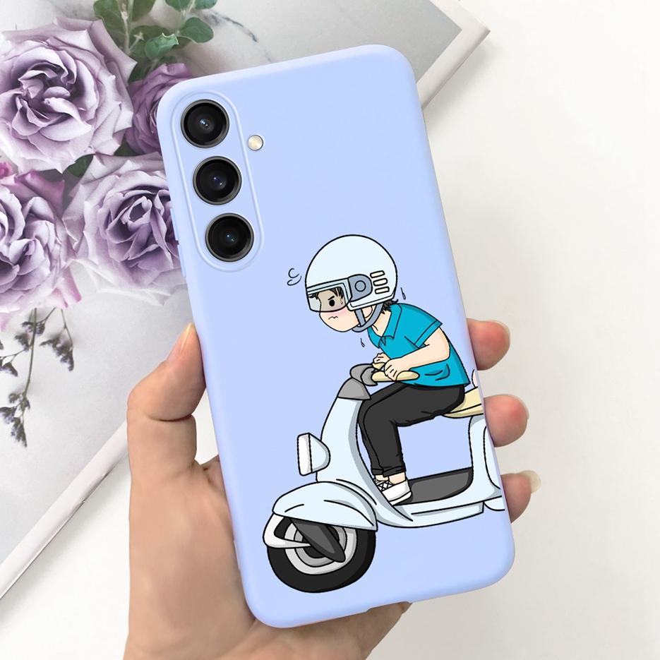For Samsung Galaxy A55 Case A15 A25 A35 5G Stylish Candy Painted Cover Soft TPU Phone Case For Samsung A15 Galaxy A25 2023 Shell
