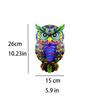 Pendant Yard Decoration Owl Metal Art Sculpture Home Outdoor Wall Art Garden Fence Decor