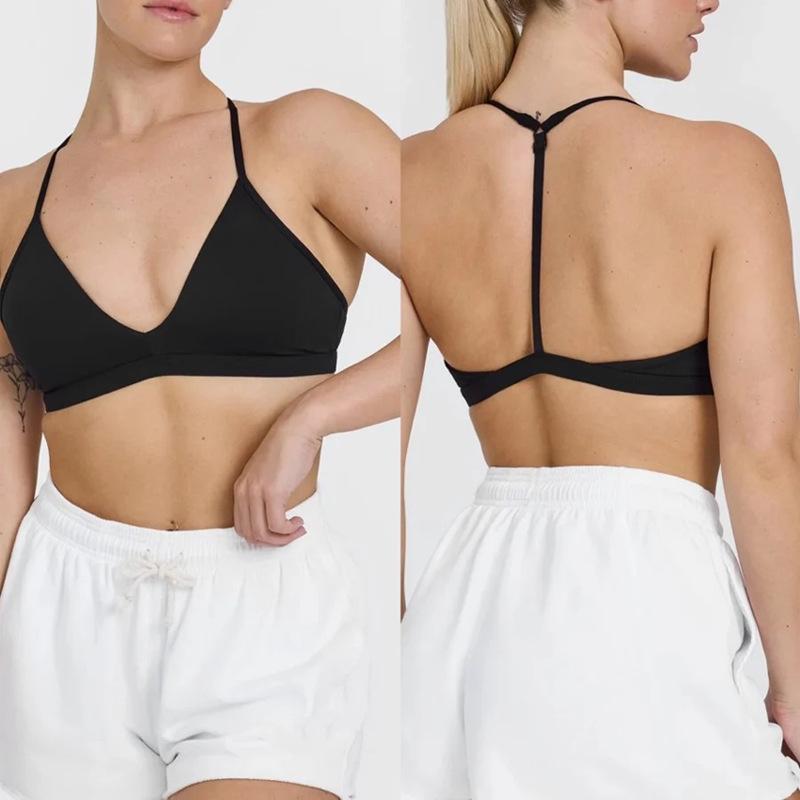 Women's Quick-Dry Shockproof Yoga Vest with Chest Pad - High Elasticity & Breathable Sports Bra