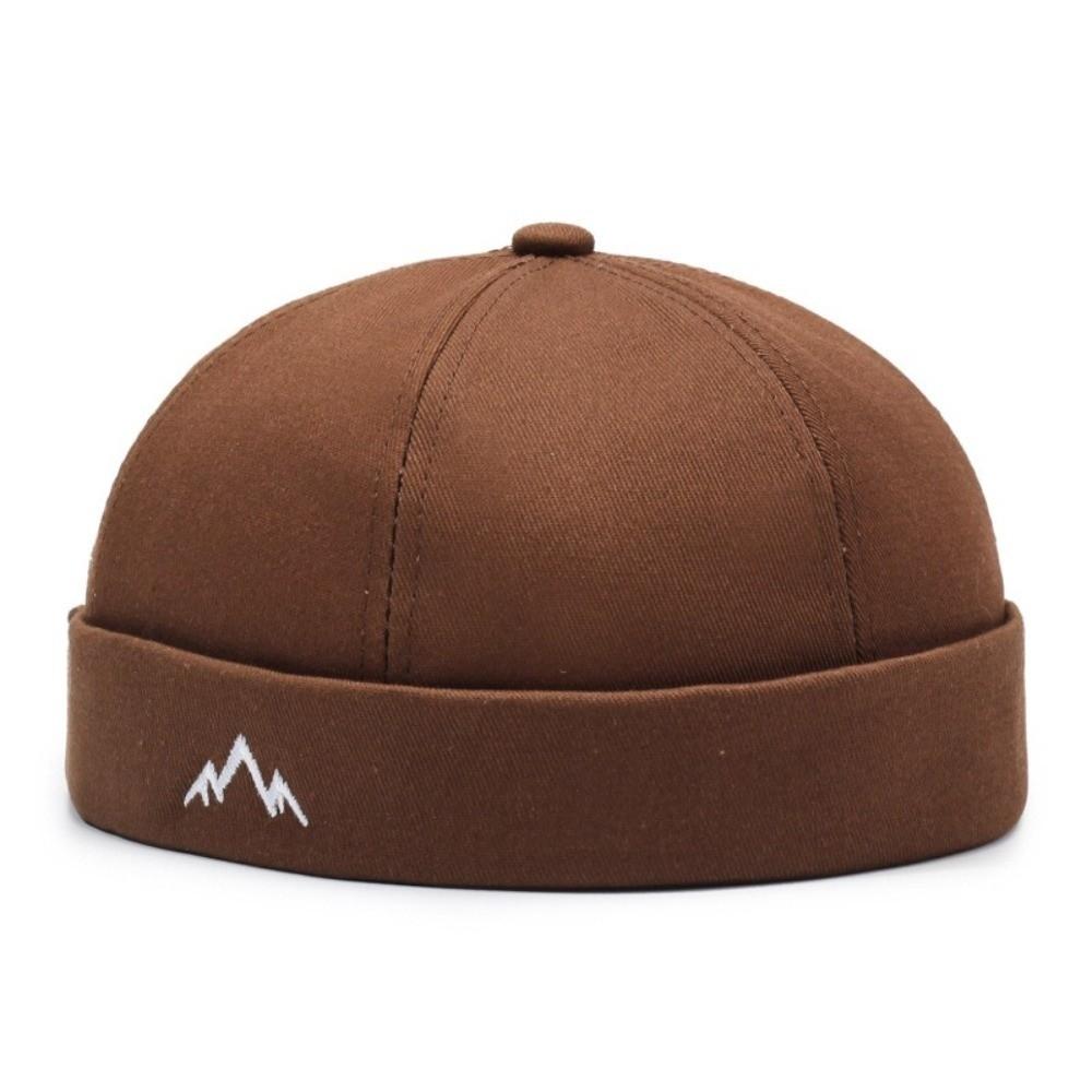 Solid Color Brimless Hat Breathable Hip Hop Hats Fashion Landlord Hat Unisex