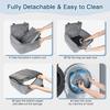 1PC Warm Portable Dog Car Seat for Pet Small Medium Dogs with Washable Cushion Bed Safety Belt Storage Pocket for Outdoor Travel