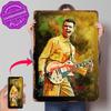 DAVID BYRNE Blechposter Benutzerdefinierte Wandkunst Retro Vintage Metallschilder für Fan-Zimmer Luxuriöse Dekoration Gaming Schlafzimmerdekorationen