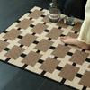 Vintage Doormat for Front Door, Indoor Entry Rug, Durable Dirt Trap Entrance Mat, Polypropylene Woven Non-Slip Floor Mat