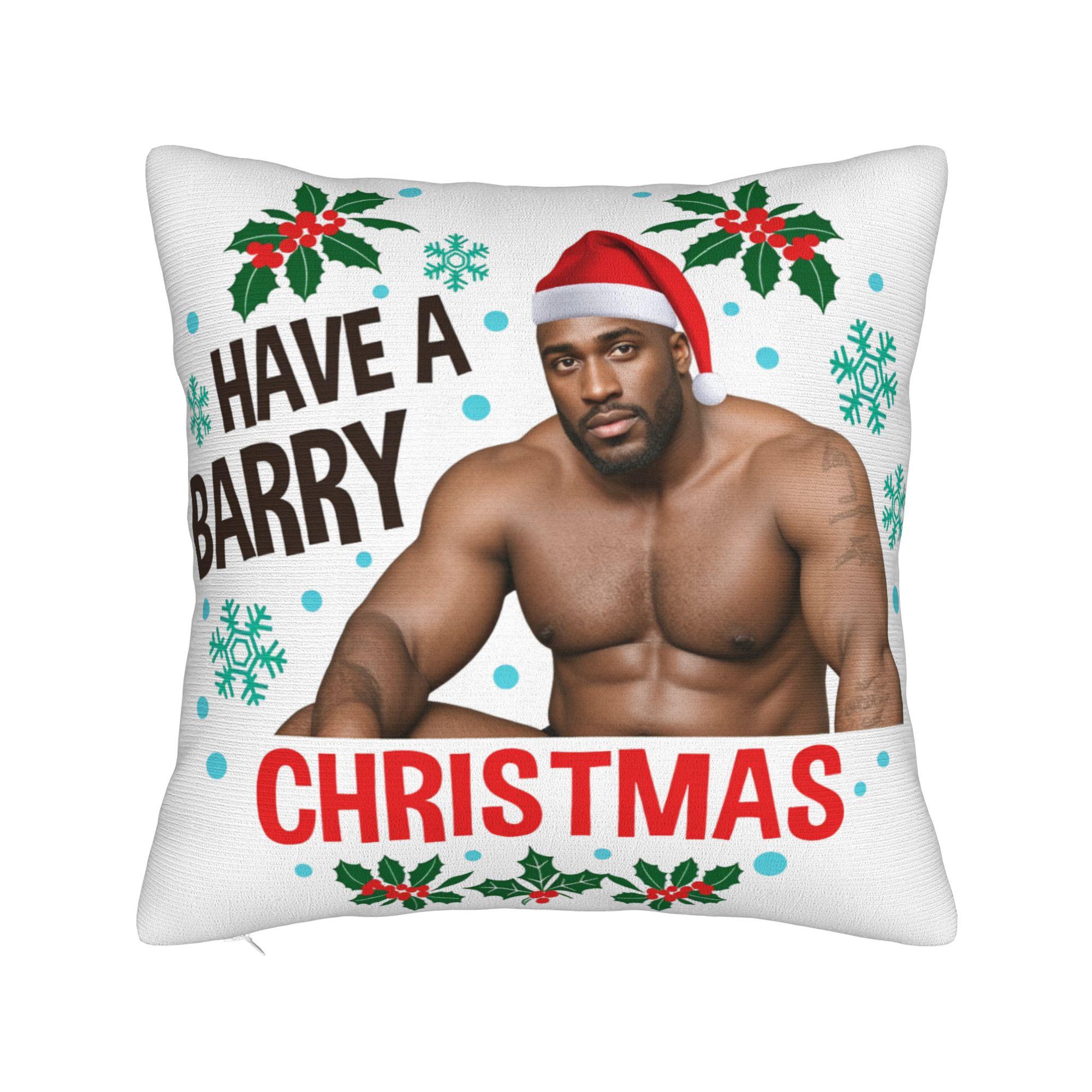 

Funny Barry Wood Pillowcases Birthday Morden Pillow Case For Living Room Bed Chair Design Pillow Cover 30cmx30cm