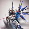 1/100 MGEX Scale Strike Freedom Assembly Mecha Model Kit with Wings of Light Action Figure Collectible Toy for Fans Adult Gift
