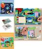 Lustiges Holzspielbrett mit Weltraumtier-Transportmotiven – ein Puzzlespielzeug für Kinder zur Förderung der frühen Entwicklung