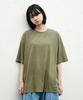 Minimal Project Oversized Pigment Balloon Short Sleeve T-Shirt (Lightkhaki) Mst131