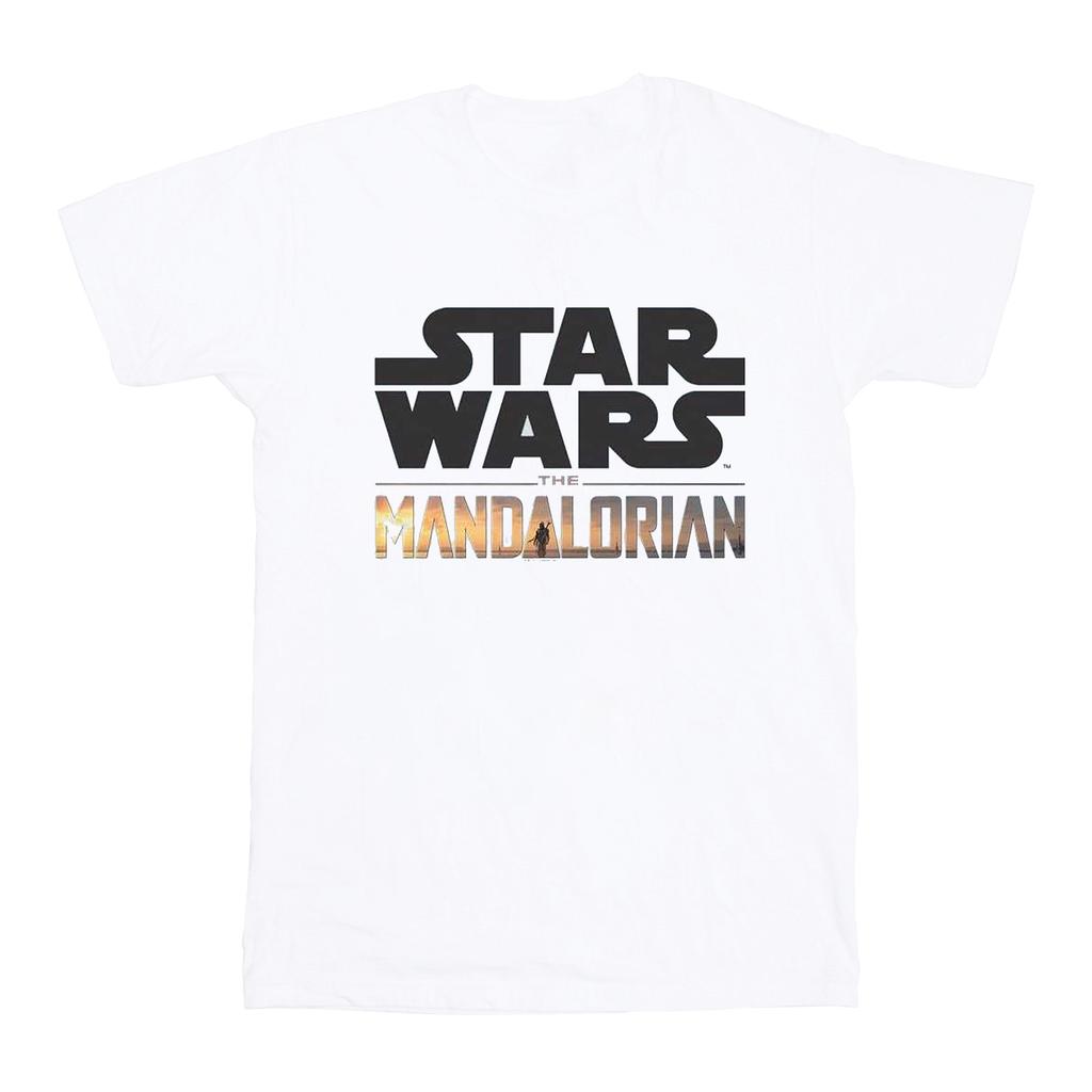 STAR WARS Boys The Mandalorian Logo T-Shirt