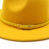 Men'S And Women'S Woolen Top Hats, Flat-Brimmed Big-Eave Hats, Jazz Hats, Felt Hats.