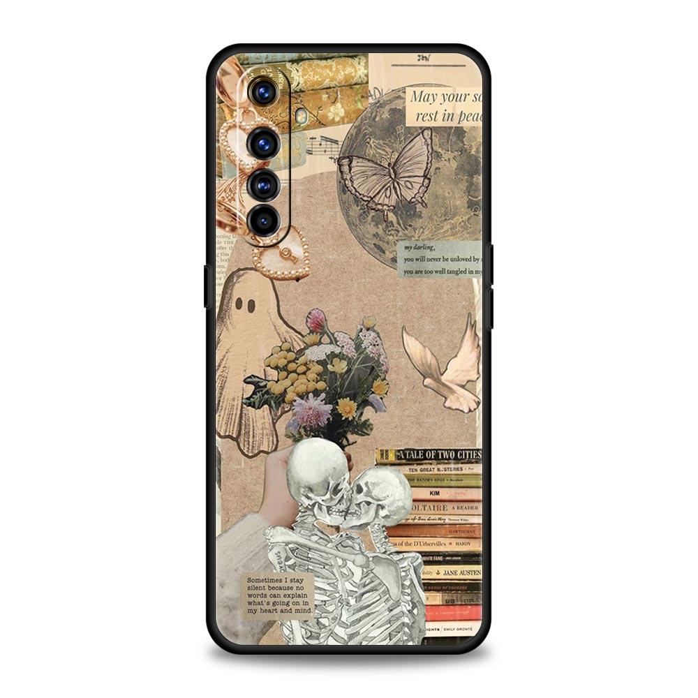 

Чехол для телефона Realme 12 11 10 9 8 5G 7 6 GT5 GT3 GT2 Pro Plus C21 C11 C25 C35 Realme GT Neo 2 3 3T 5 Cover Милый Маленький Призрак Realme 10