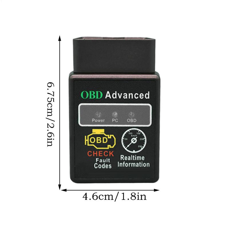 OBD E-LM 327 Bluetooth5.1 Automotive Diagnostic Instrument Automotive Fault Detector YMOBD For Truck Motorcycle Marine