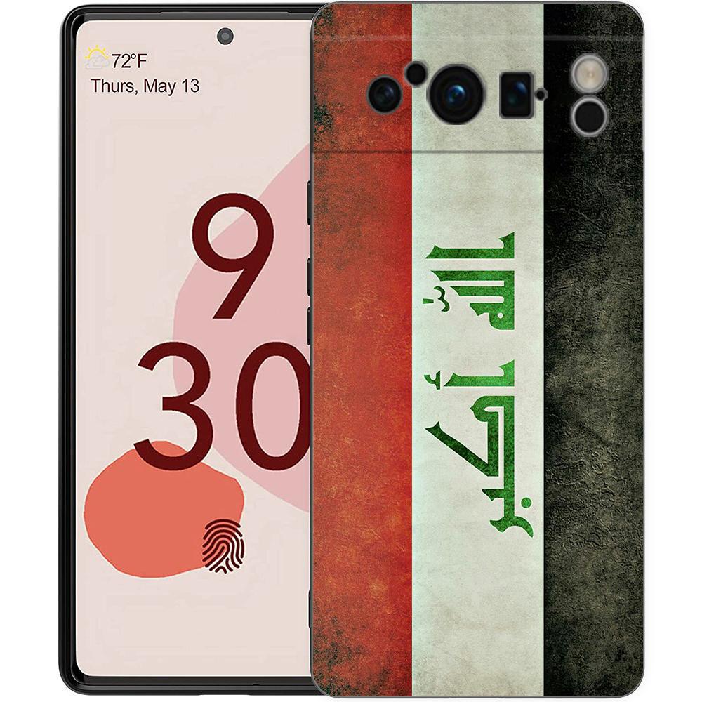 

Саддам Хусейн Иракский флаг для Google Pixel 8 7 6 Pro 6A 5G черный чехол для телефона мягкий противоударный чехол силиконовый TPU Shell Coque Pixel 8 Pro