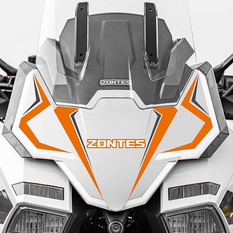 For ZONTES 703F Motorcycle Front Fairing Stripe Protective Stickers Body Decorative Graphic Decals Modification Kit