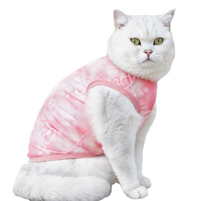 Pet Cat Vest Breathable Mesh Ragdoll British Shorthair Devon Rex Cats Small To Extra Large Sizes