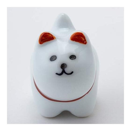 Hasami Ware Chopstick Rest Dog Red 04749
