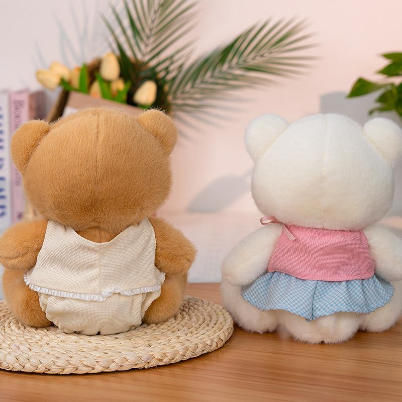 New Pajamas Joint Bear Plush Toys Mall Event Gifts 30 Cm Large Grab Machine Dolls