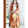 Women's Tang Dynasty Style Hanfu, Printed Hezi Skirt One-Piece Outfit, Traditional Chinese Daily Wear Costume