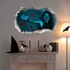 Halloween 3D Scary Wall Stickers Removable Art Mural Party Decals Decor