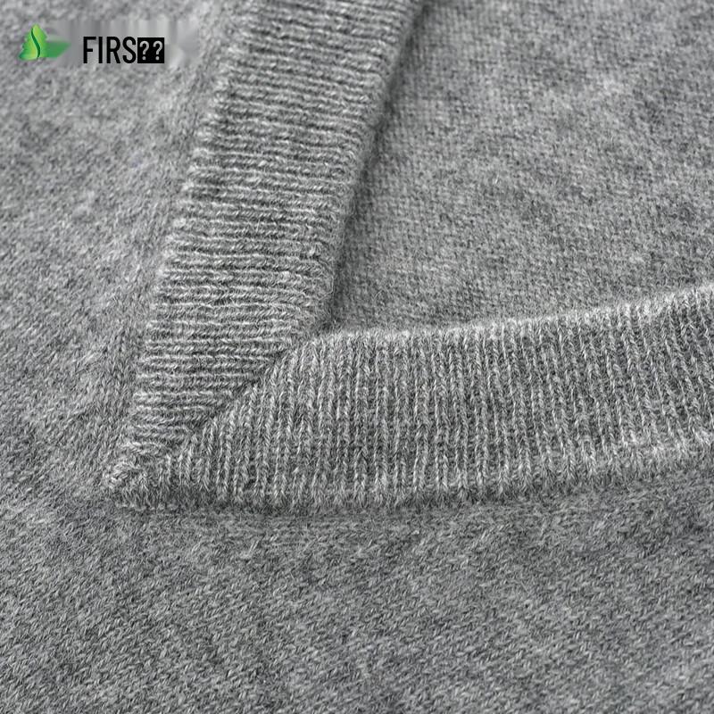 Shanshan Men's Pure Cashmere V-Neck Sweater Vest