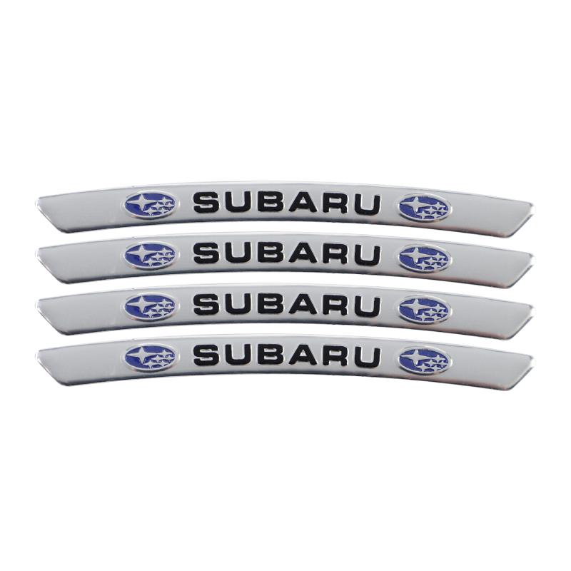 4ks Nálepky na středové krytky kol auta Dekorace Pro Subaru Impreza Legacy WRX STI BRZ Forester XV Outback Levorg Ascent