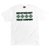 T-shirt Skateboard Trucks Indépendants COULEUR EMPILÉE BLANC