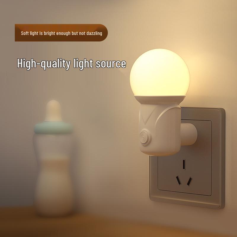 LED Night Light Plug-in: Eye-Friendly, Energy-Saving Lamp for Bedroom, Nursery, or Staircase