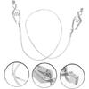 Foil Head Clip Line, Multifunctional Fencing Clip Cord, Steel Foil Cord Wire Clip Fencing Body Wire Fencing Hand Wire