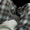 Women's High Waist Plaid Straight Pants Loose Fleece Lined Warm Casual Wide Leg Trousers For Winter Student Daily Commute Wear