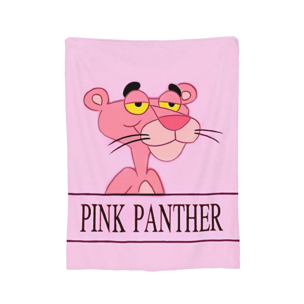 Pinks Panthers Wool Blanket Throw Blanket for Home 125*100cm Bedspread,