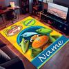 Custom Personalization Dinosaur Train Print Area Rug - Soft, Washable Non-Slip Indoor Mat,Living Room,Home&Office Decorative Rug