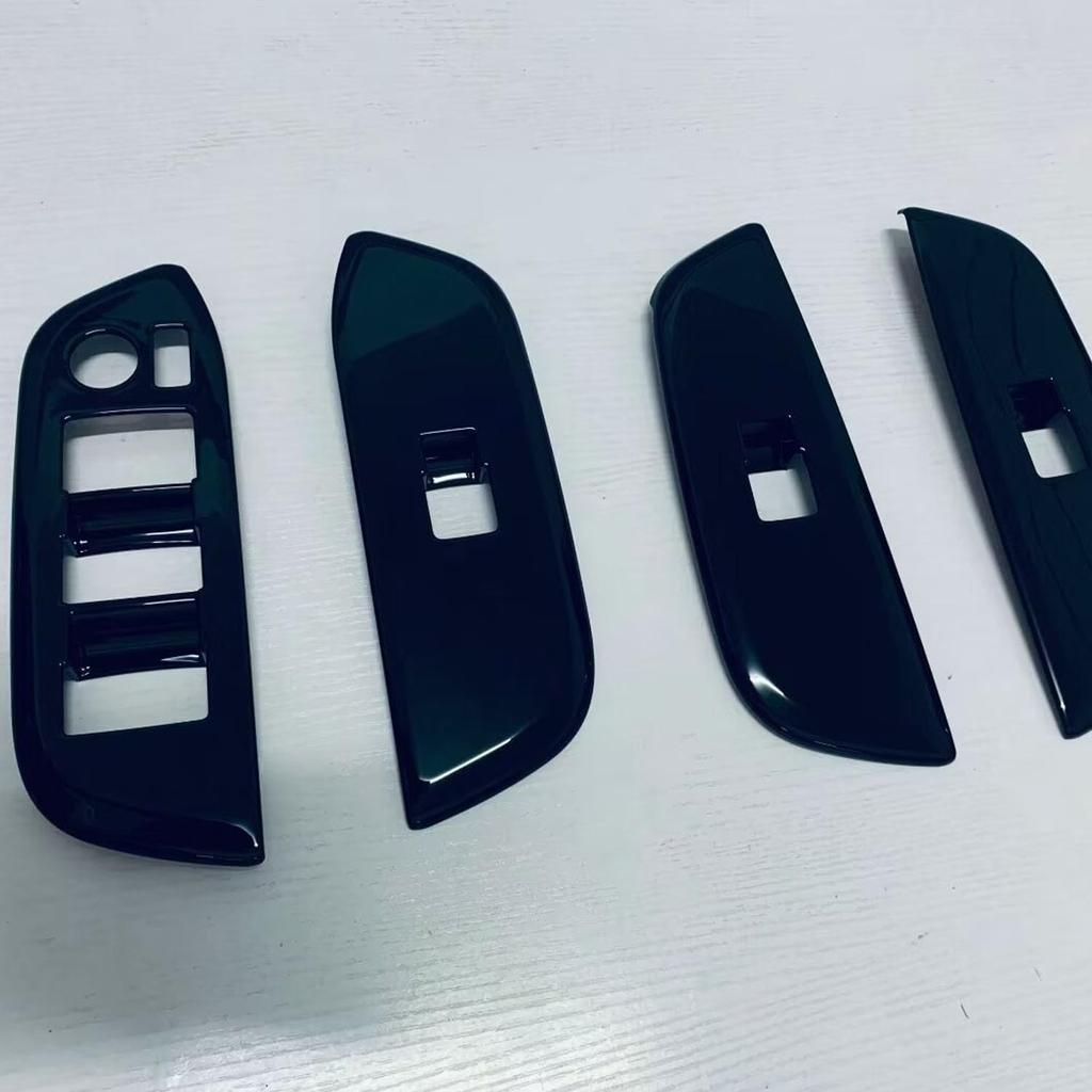 Hyorabyn Door Switch Cover Window Lift Button Frame for Toyota New Crown Crossover 35 Series TZSH35 AZSH35 Interior Scratch and Dirt Protection
