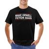 Make Orwell Fiction Again Tshirt Summer Tops Aesthetic Clothes Cute Clothes Fruit Of The Loom Mens T Shirts